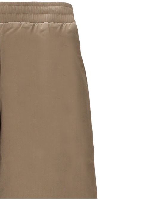 Brown cotton shorts FAMILY FIRST | PSS2407BEIGE